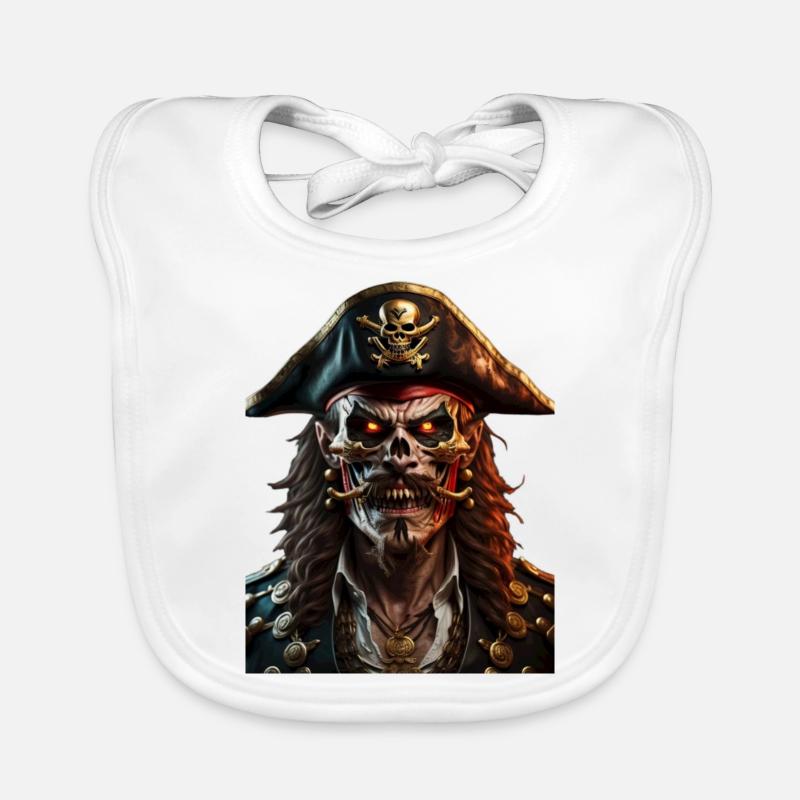 Pirate Organic Baby Bibs
