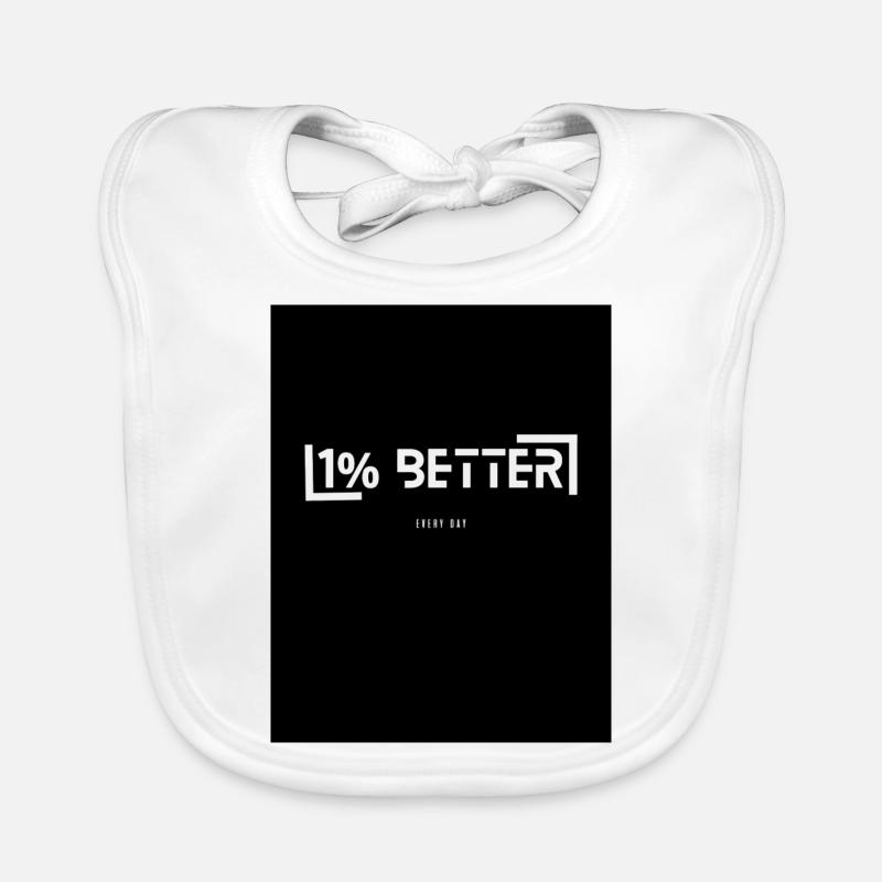 1% BETTER - every day Organic Baby Bibs