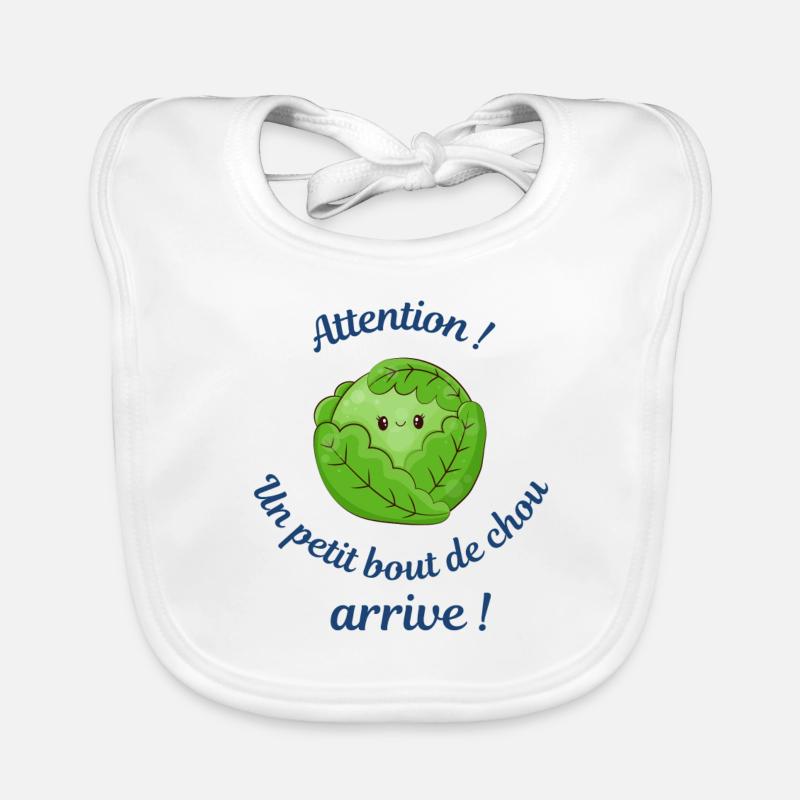 ATTENTION un bout de chou arrive ! BÉBÉ ANNONCE Bavoir bio Bébé