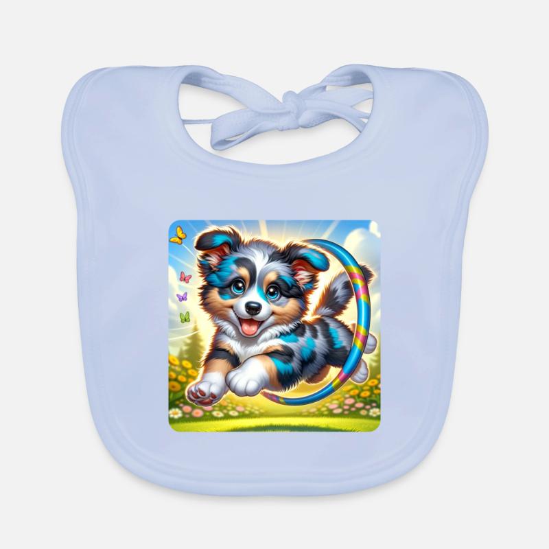 Chiot mignon Bavoir bio Bébé