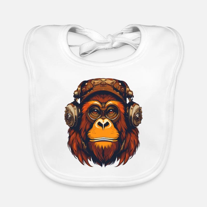 Orang-outan Bavoir bio Bébé