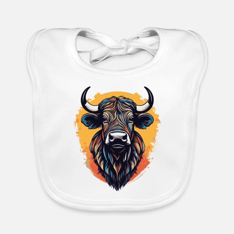 Cape Buffalo Organic Baby Bibs