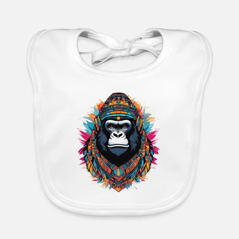 Gorille Bavoir bio Bébé