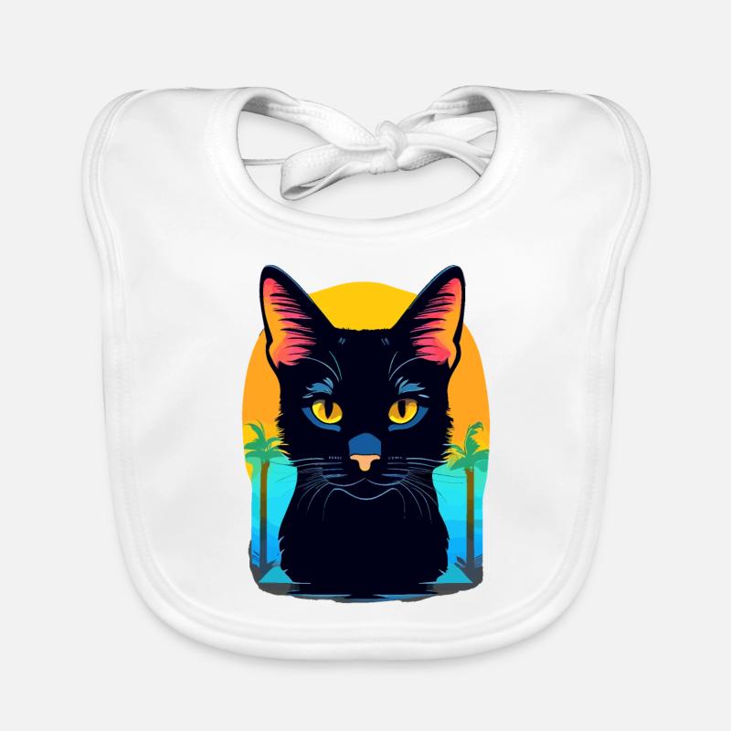 Chat de Bombay Bavoir bio Bébé