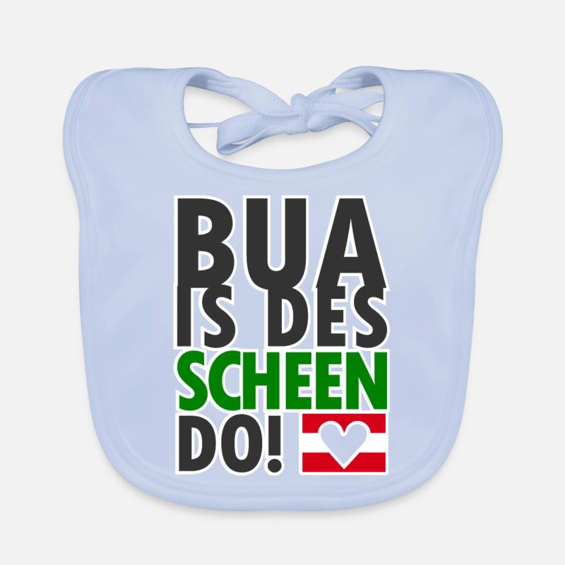 Dialecte autrichien Dialecte Nice Bavoir bio Bébé