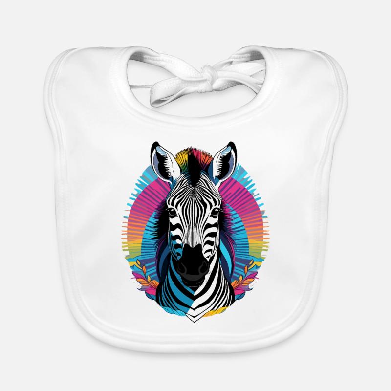 Zebra Organic Baby Bibs