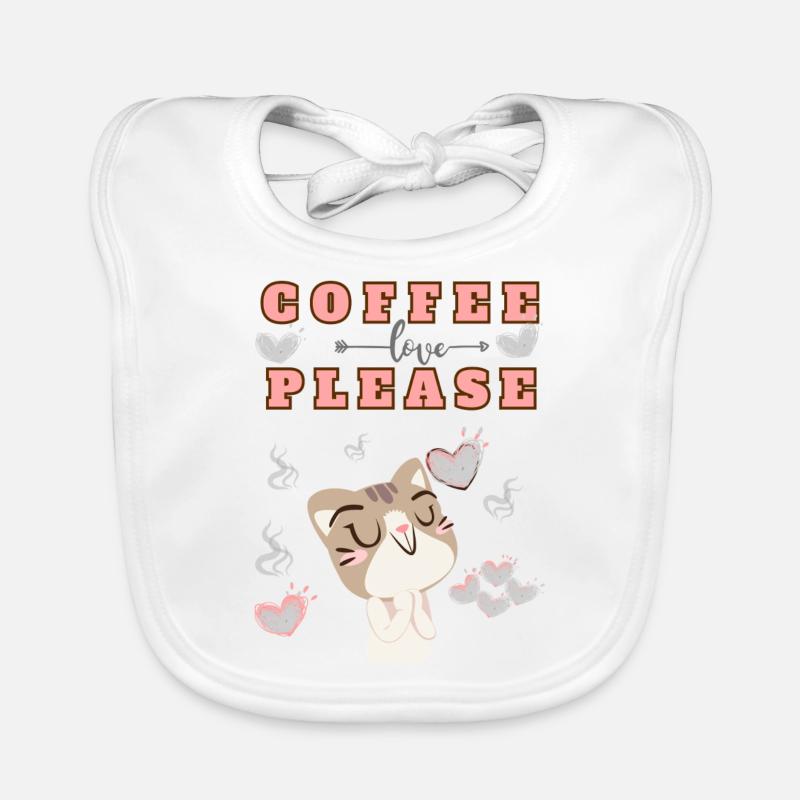 Coffee Please Baby Bio-Lätzchen