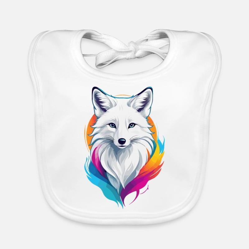 Arctic fox Organic Baby Bibs