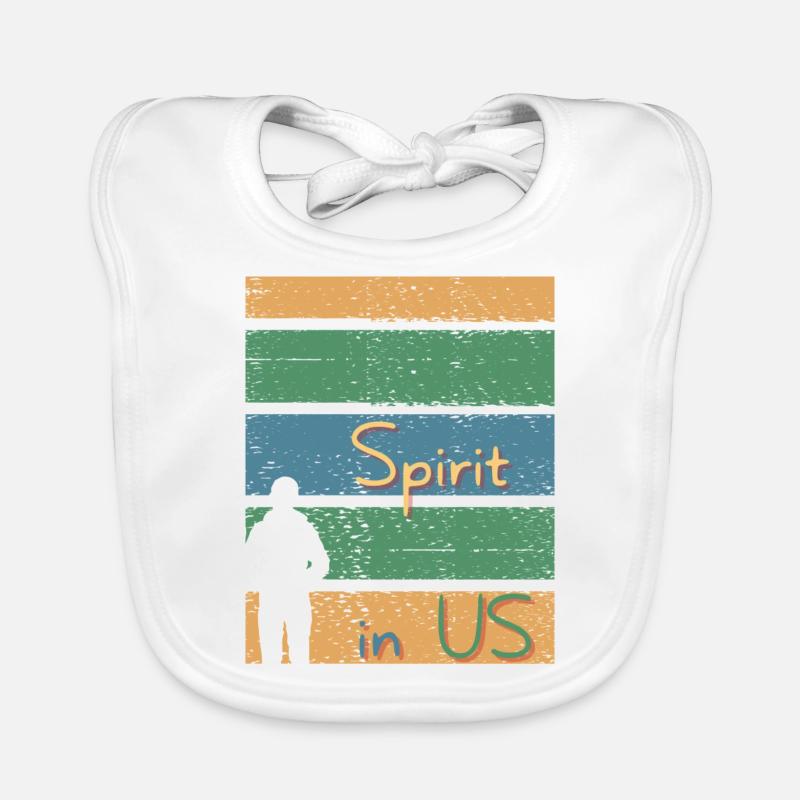 Der Geist in uns. Geist in uns. Baby Bio-Lätzchen