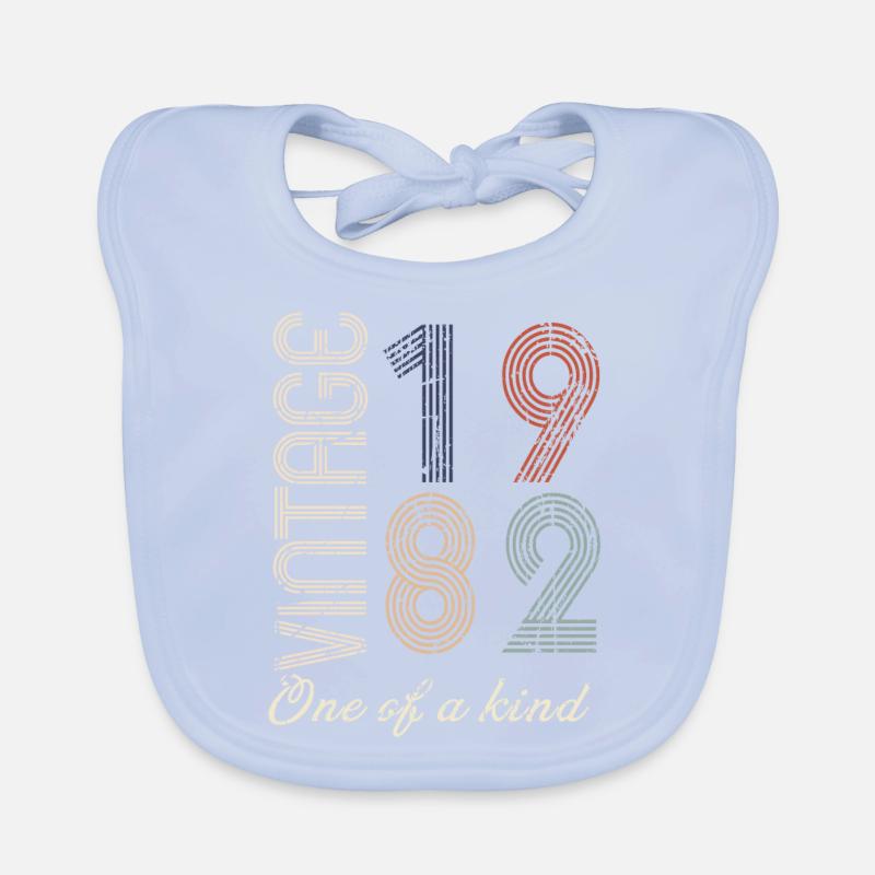42. Geburtstag 1982 - Vintage Retro Geschenkidee Baby Bio-Lätzchen