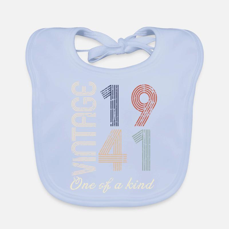 83. Geburtstag 1941 - Vintage Retro Geschenkidee Baby Bio-Lätzchen