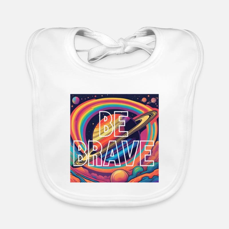 Saturn be Brave Baby Bio-Lätzchen