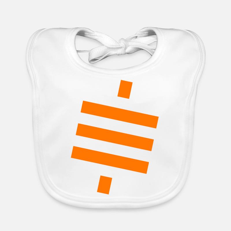 Bitcoin Satoshi BTC Stack Sats Hodl Crypto Logo Baby Bio-Lätzchen