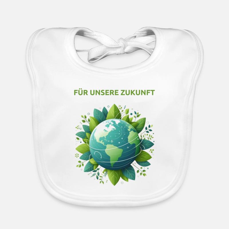 Klimaschutz Erde Baby Bio-Lätzchen