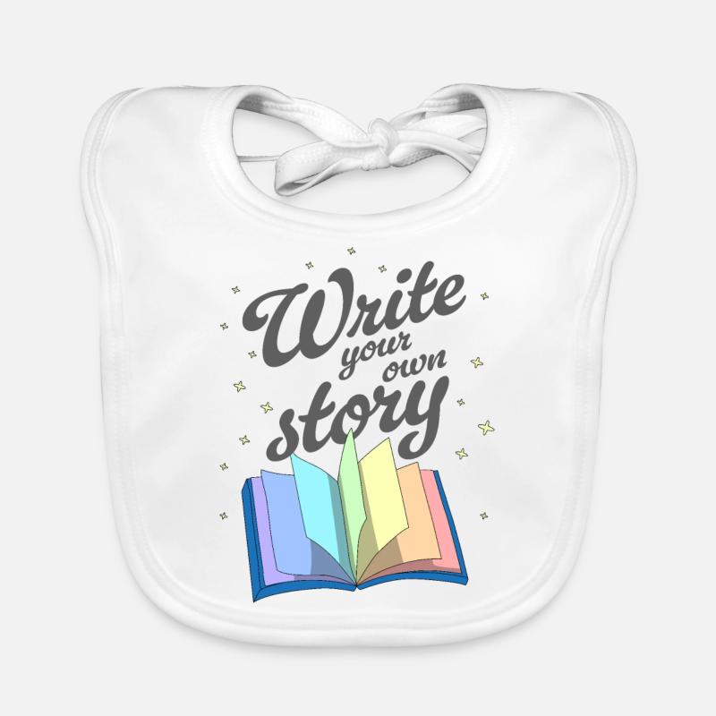 Write your own story Bavoir bio Bébé