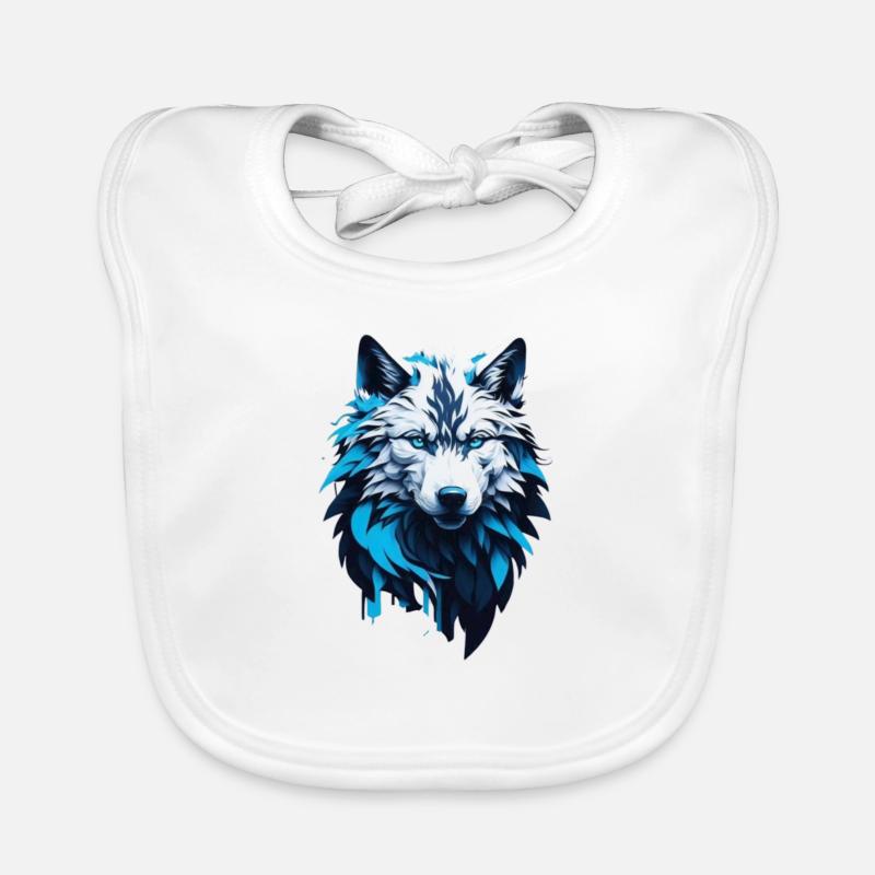 Lone Wolf Motivation Organic Baby Bibs