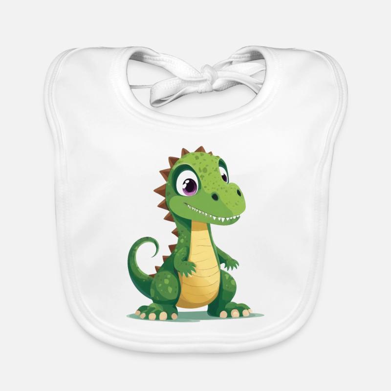Dinosaure mignon Bavoir bio Bébé