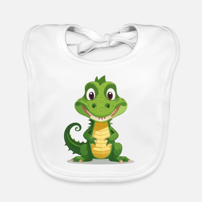 crocodile mignon Bavoir bio Bébé