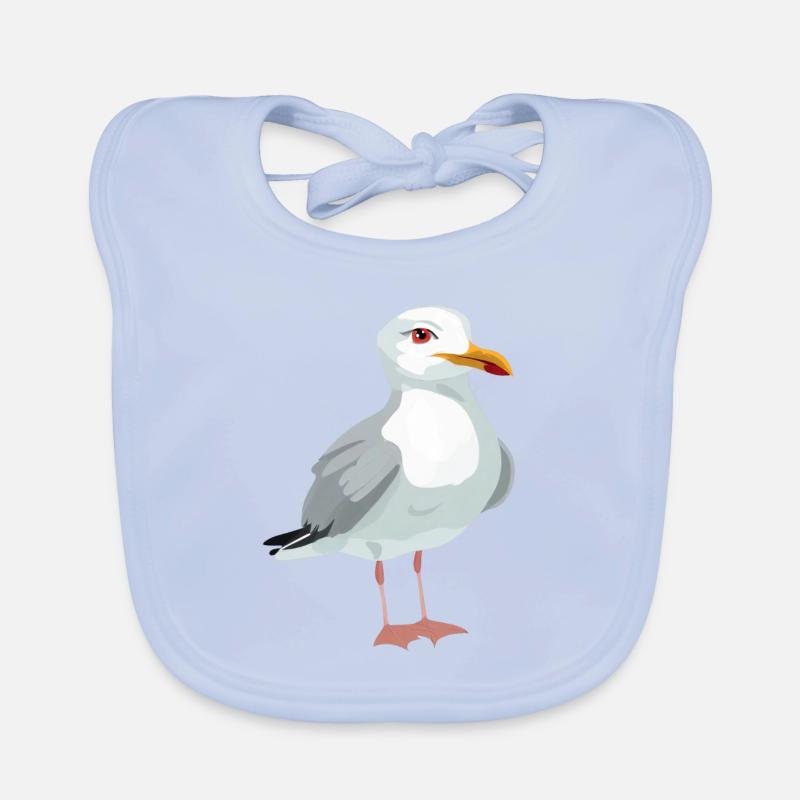 Mouette Bavoir bio Bébé