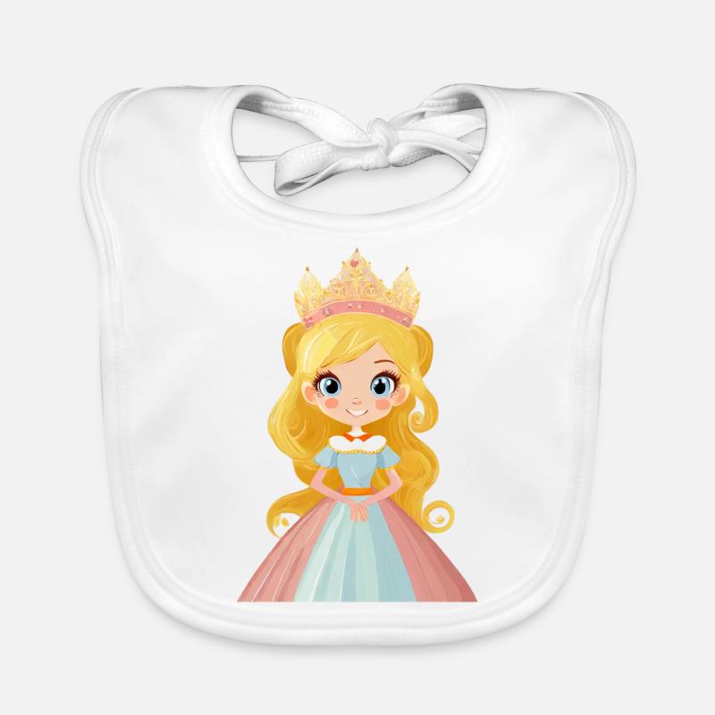 Princess Organic Baby Bibs
