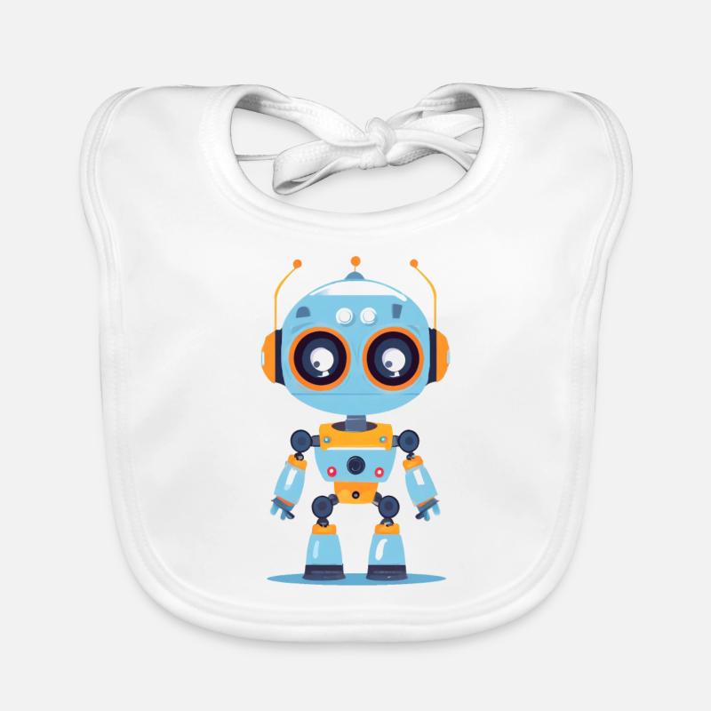 Un robot mignon Bavoir bio Bébé