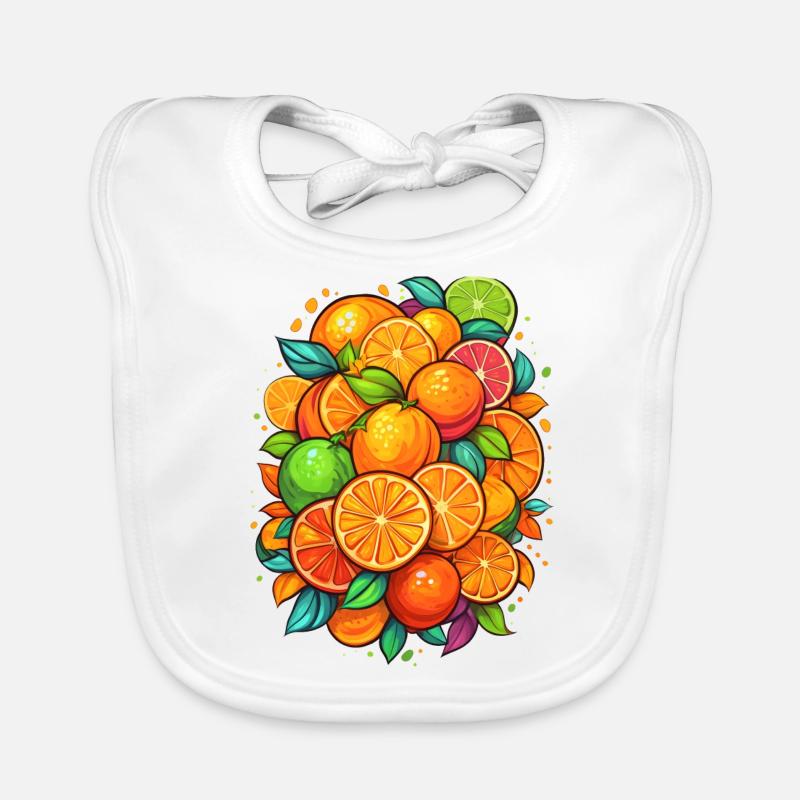 Agrumes Bavoir bio Bébé