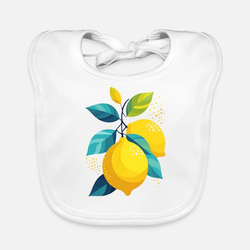 Lemons Organic Baby Bibs