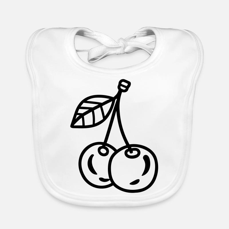 Kirsche Baby Bio-Lätzchen