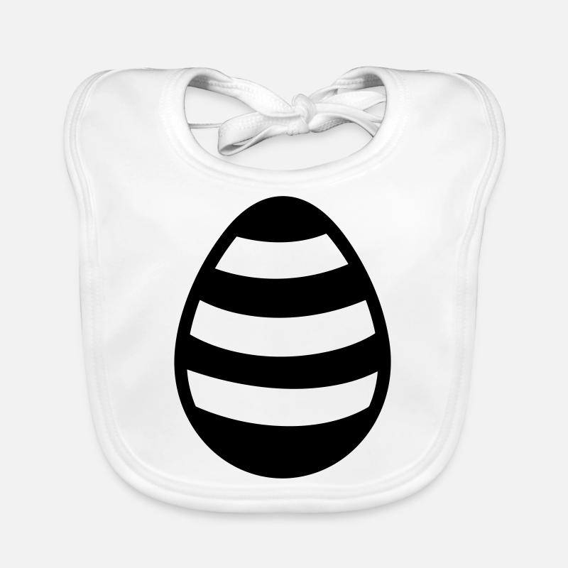 oeuf de paques Bavoir bio Bébé