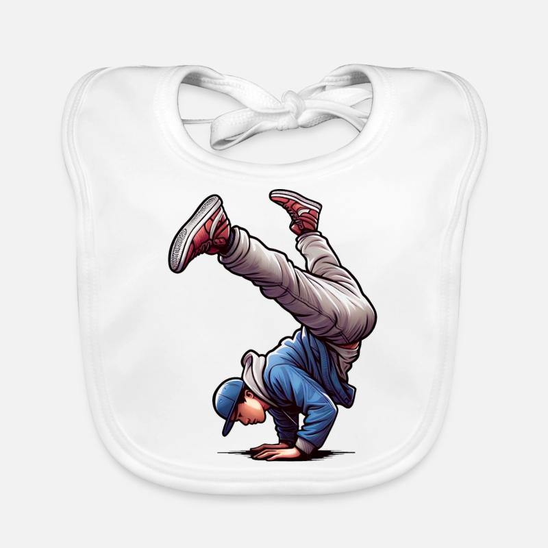 Style De Danse Breakdance Bavoir bio Bébé