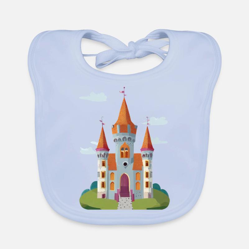 Cute Castle Organic Baby Bibs
