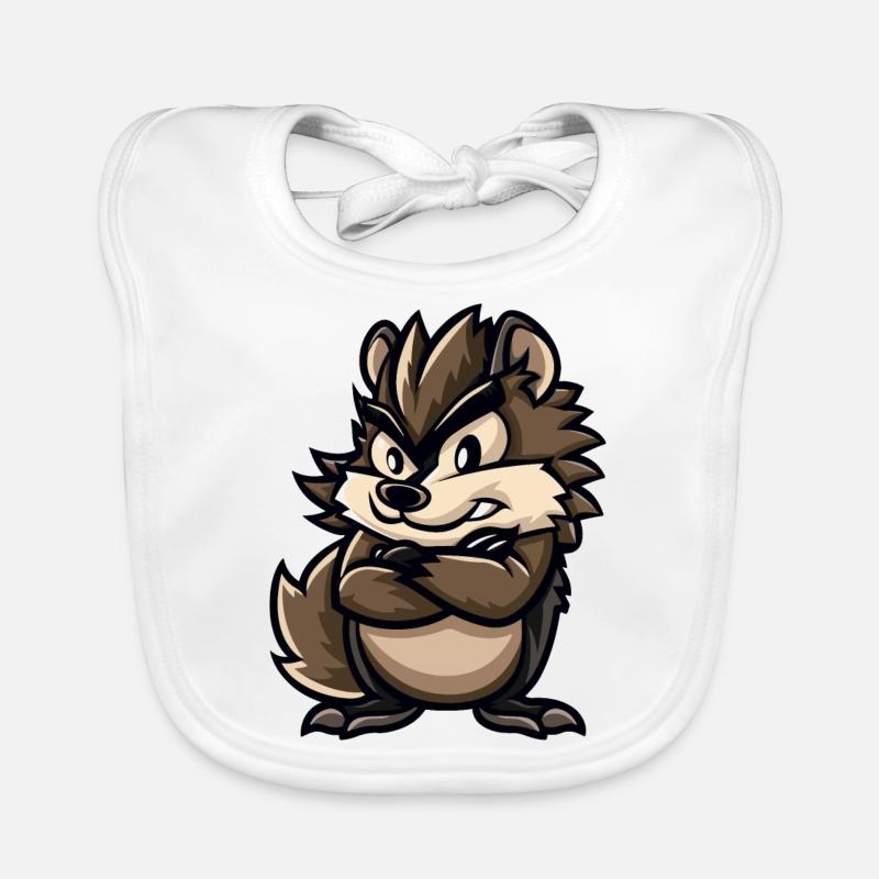 hedgehog Organic Baby Bibs