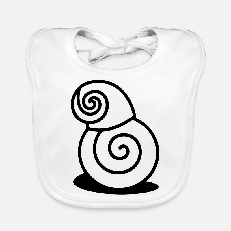 Schnecke Baby Bio-Lätzchen