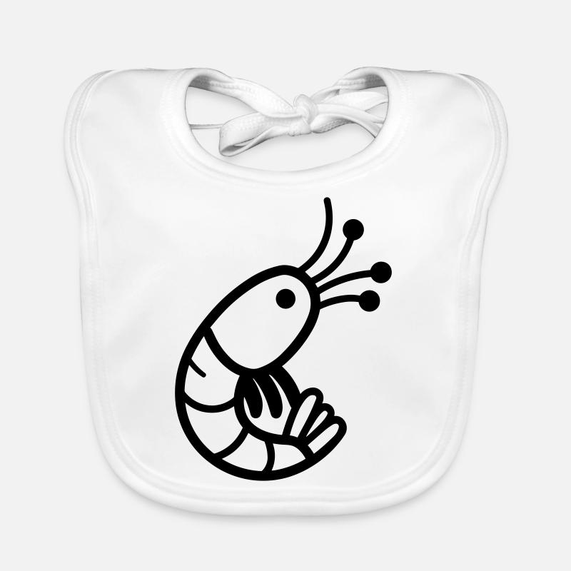 Shrimp Organic Baby Bibs