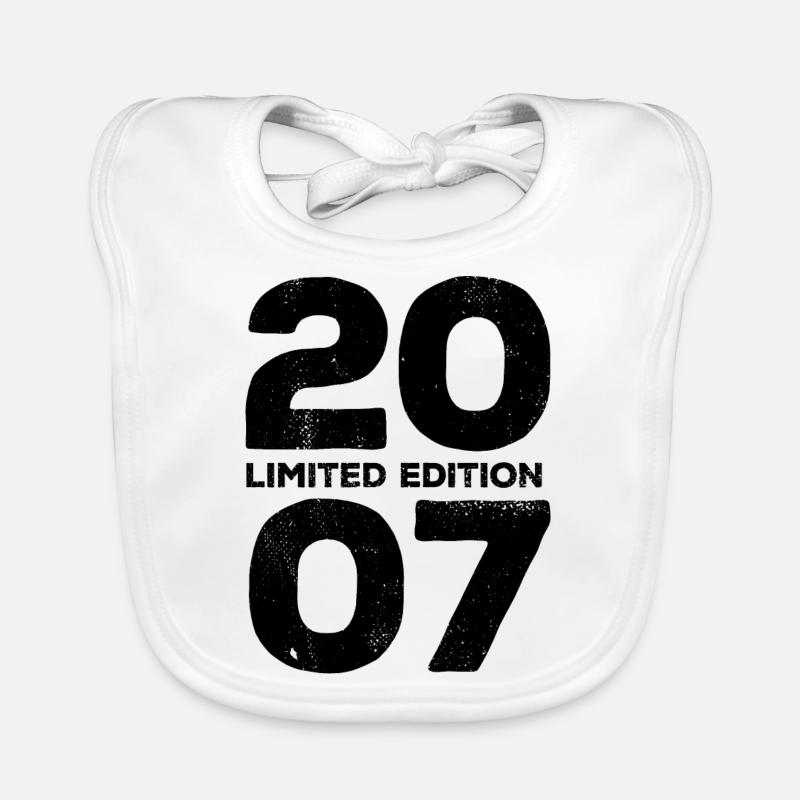2007 Limited Edition - Geburtstag Geschenk Baby Bio-Lätzchen