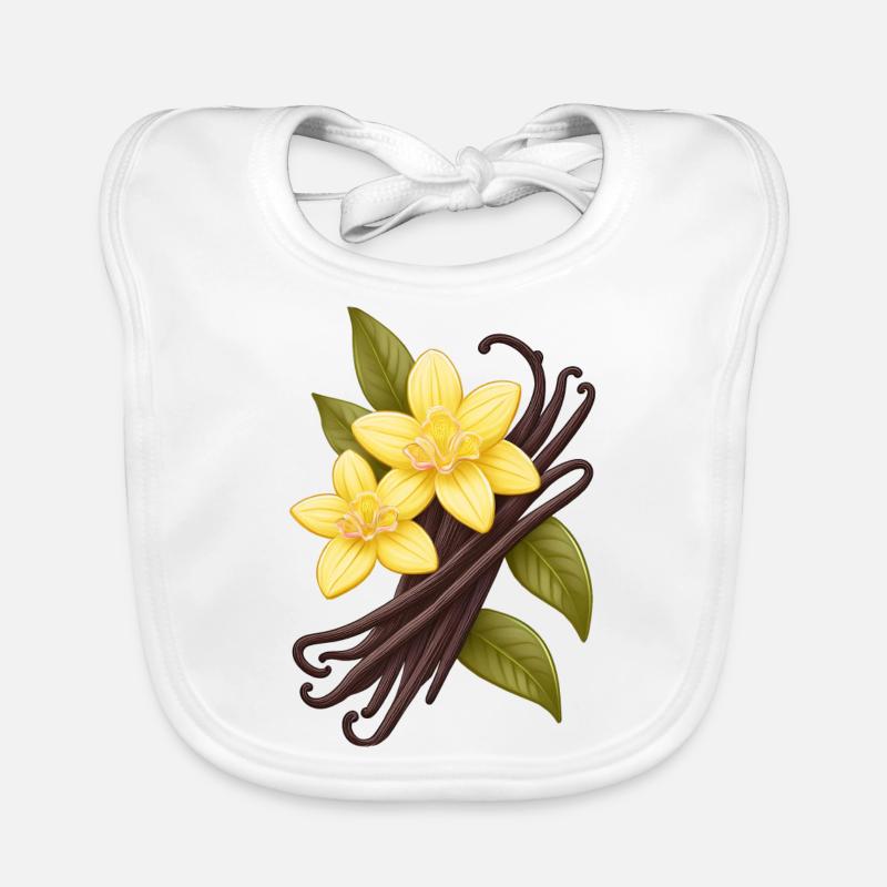 vanilla Organic Baby Bibs