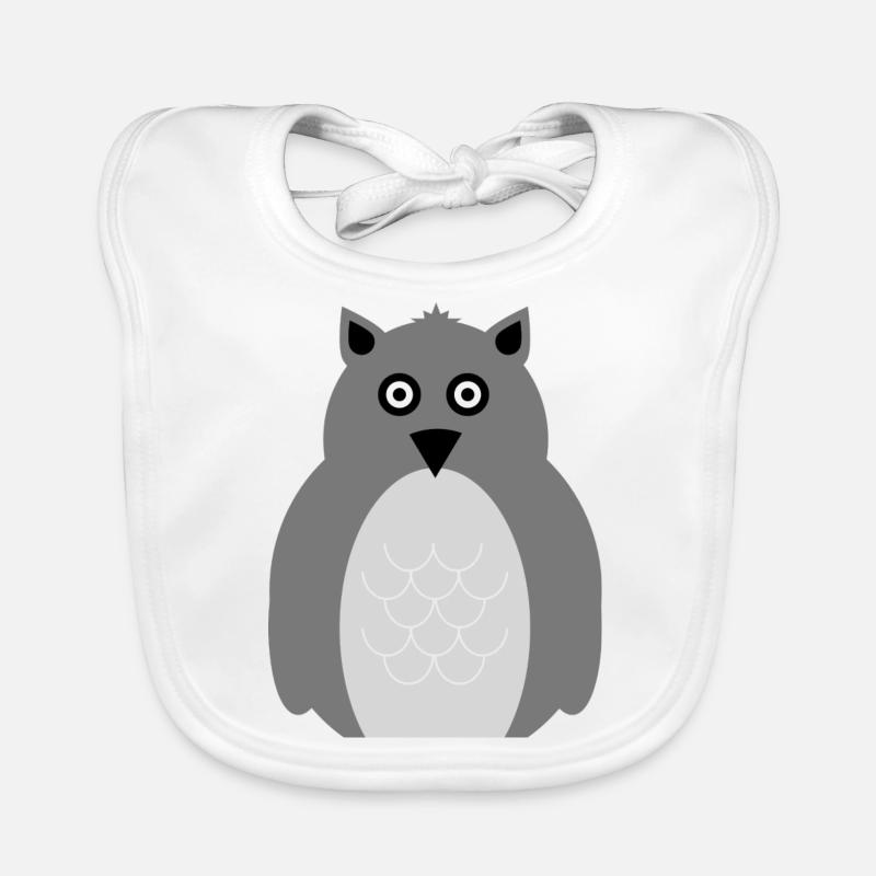 Eule Baby Bio-Lätzchen