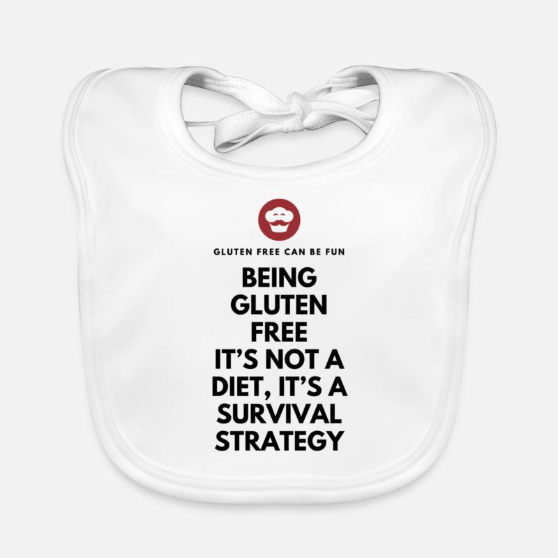 Survival Strategy Tee Organic Baby Bibs