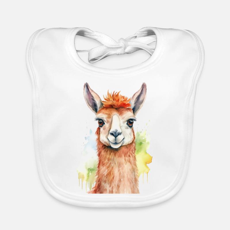 Lama mignon Bavoir bio Bébé