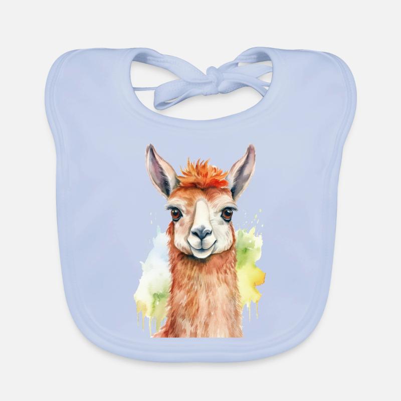 Lama mignon Bavoir bio Bébé