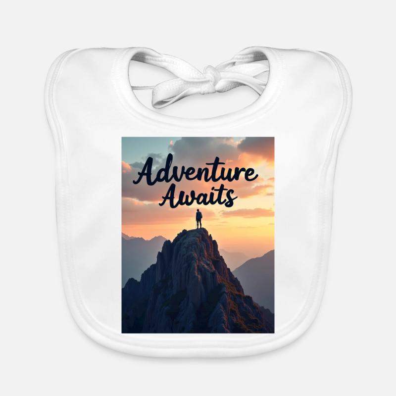 L’aventure vous attend Bavoir bio Bébé