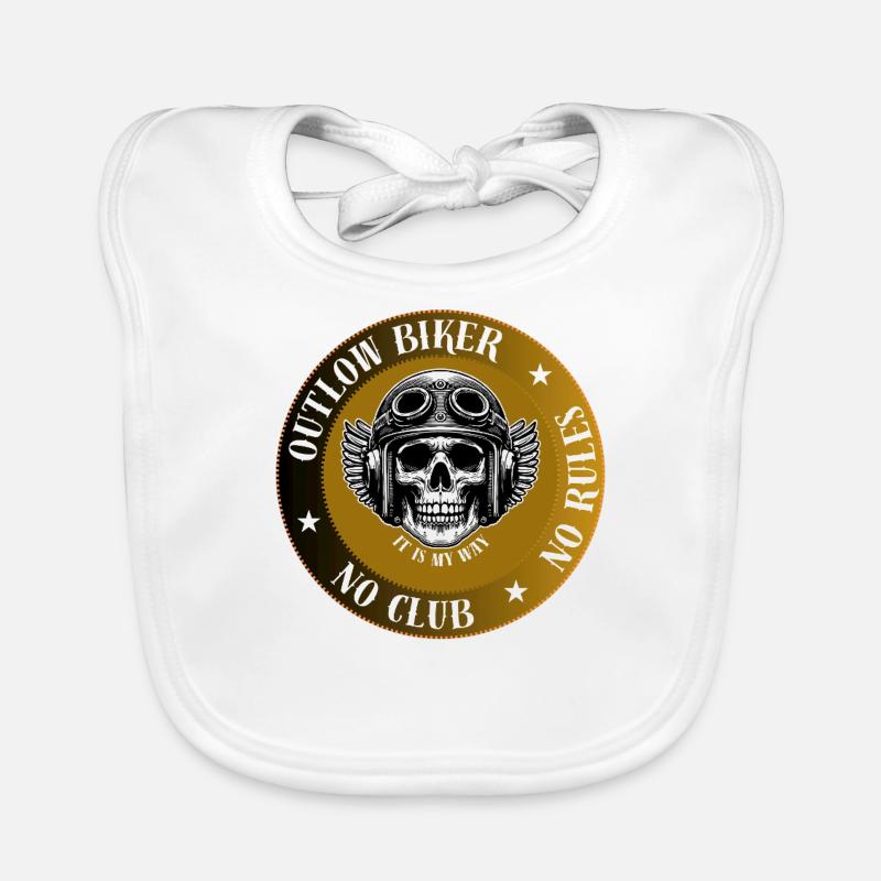 OUTLOW BIKER Baby Bio-Lätzchen