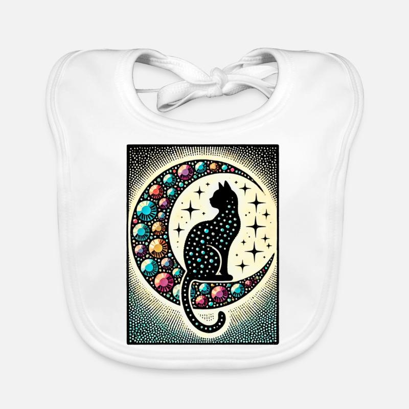 Chat Noir Luna Bavoir bio Bébé