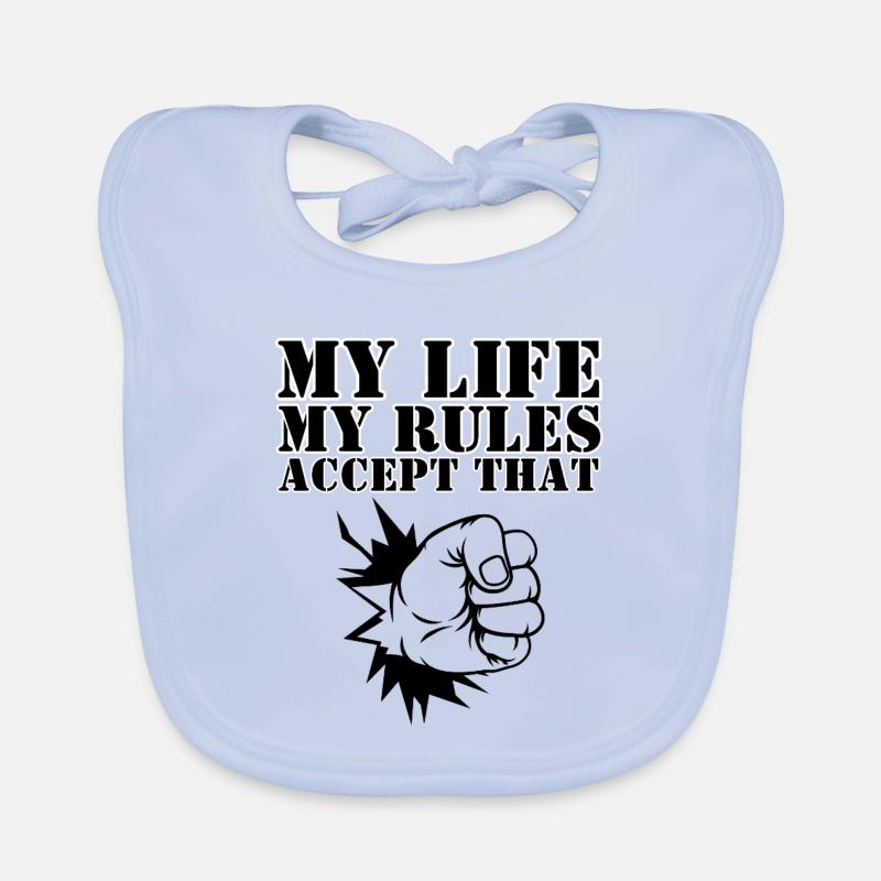 MA VIE, MES RÈGLES Bavoir bio Bébé