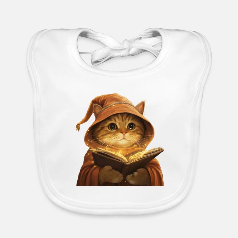 Chat de lecture Bavoir bio Bébé