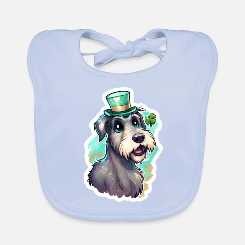 St. Patrick's Day Dog Gift Organic Baby Bibs