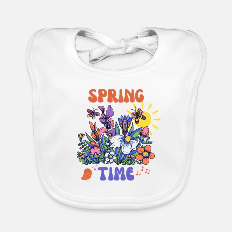 Spring Time Organic Baby Bibs