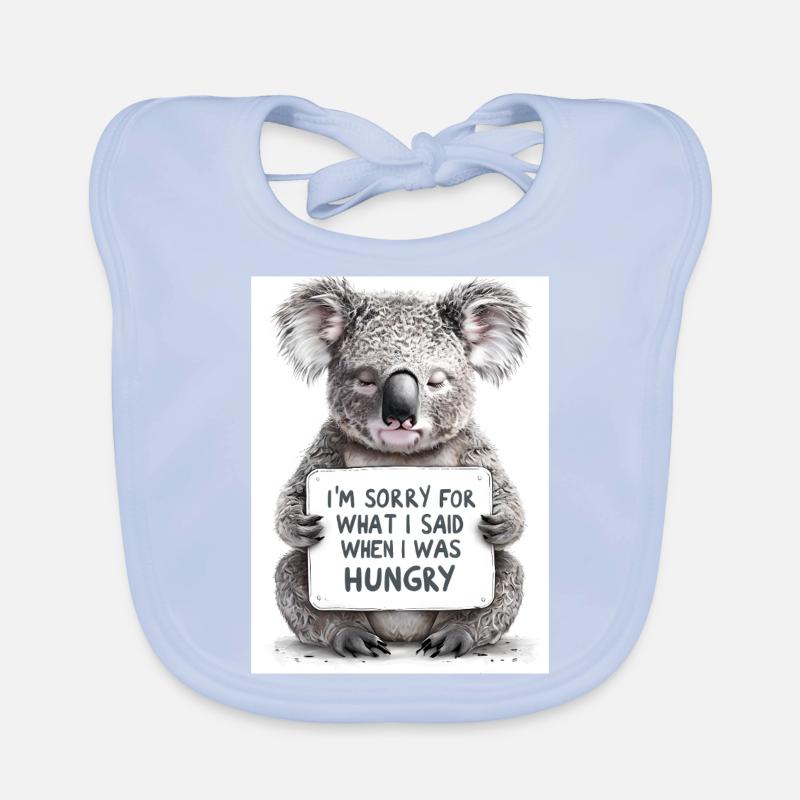 Koala Australien Spruch Geschenkidee Baby Bio-Lätzchen