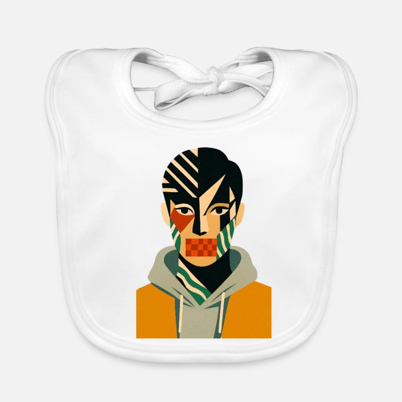 Cv style éblouissant Bavoir bio Bébé