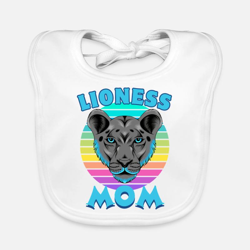 Löwenmutter Muttertag Mama Baby Bio-Lätzchen